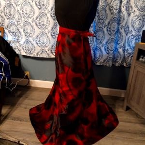 Black Merlot Ball gown